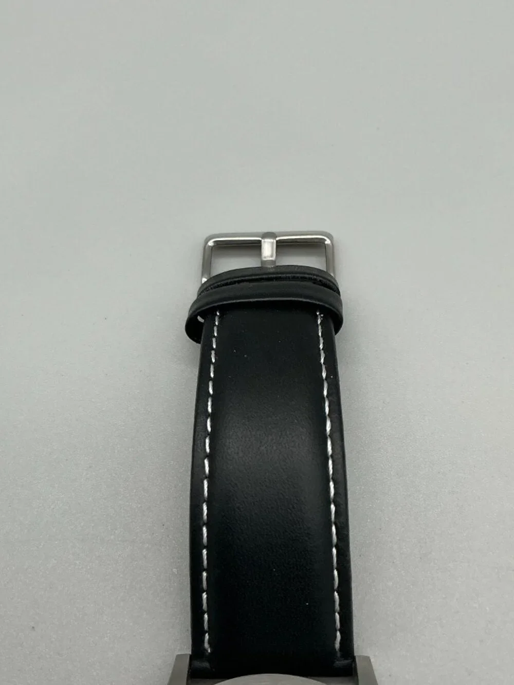 MVMT Classic Men Watch 45mm Stainless White Dial Black Leather New Battery